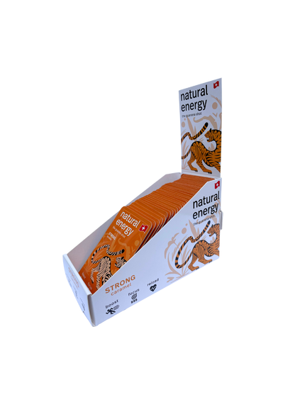 Peak Performance Shot | Caramel (STRONG) 2024_NEGS_Tray_Photo_Strong Natural Energy Today