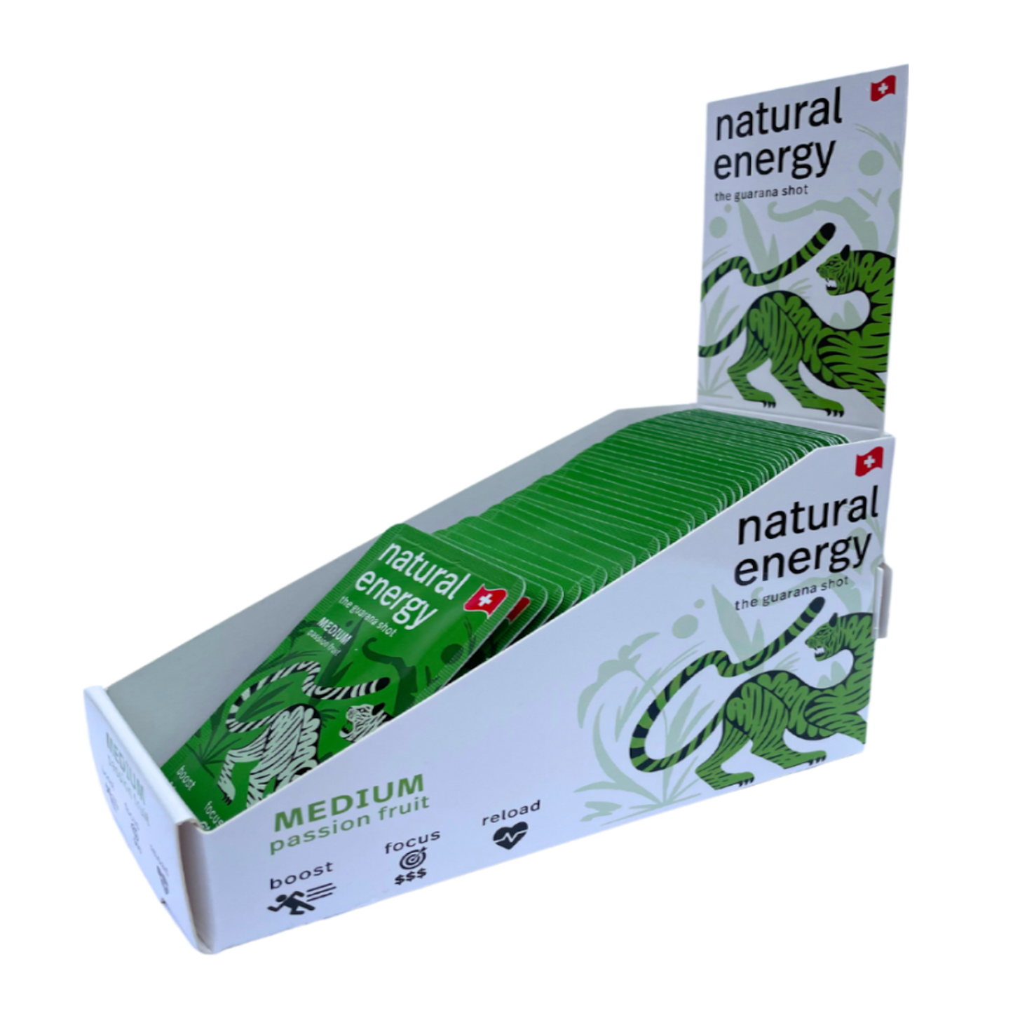 Guarana Shots 50_Passionfruit_Medium_in_a_Tray Natural Energy Today