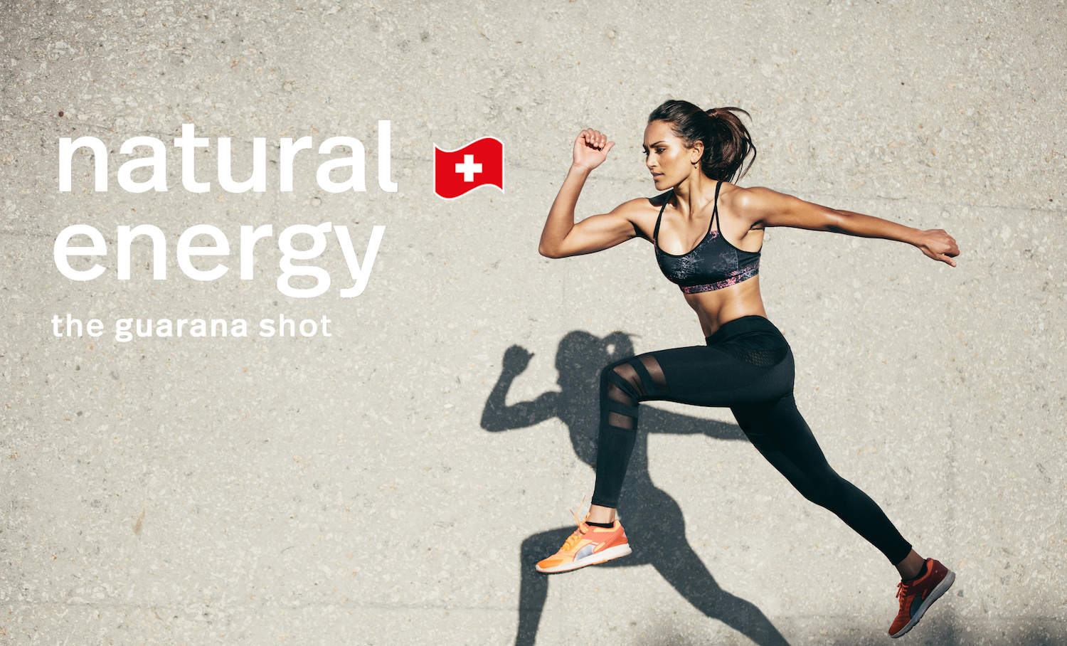 running woman with natural energy today logo