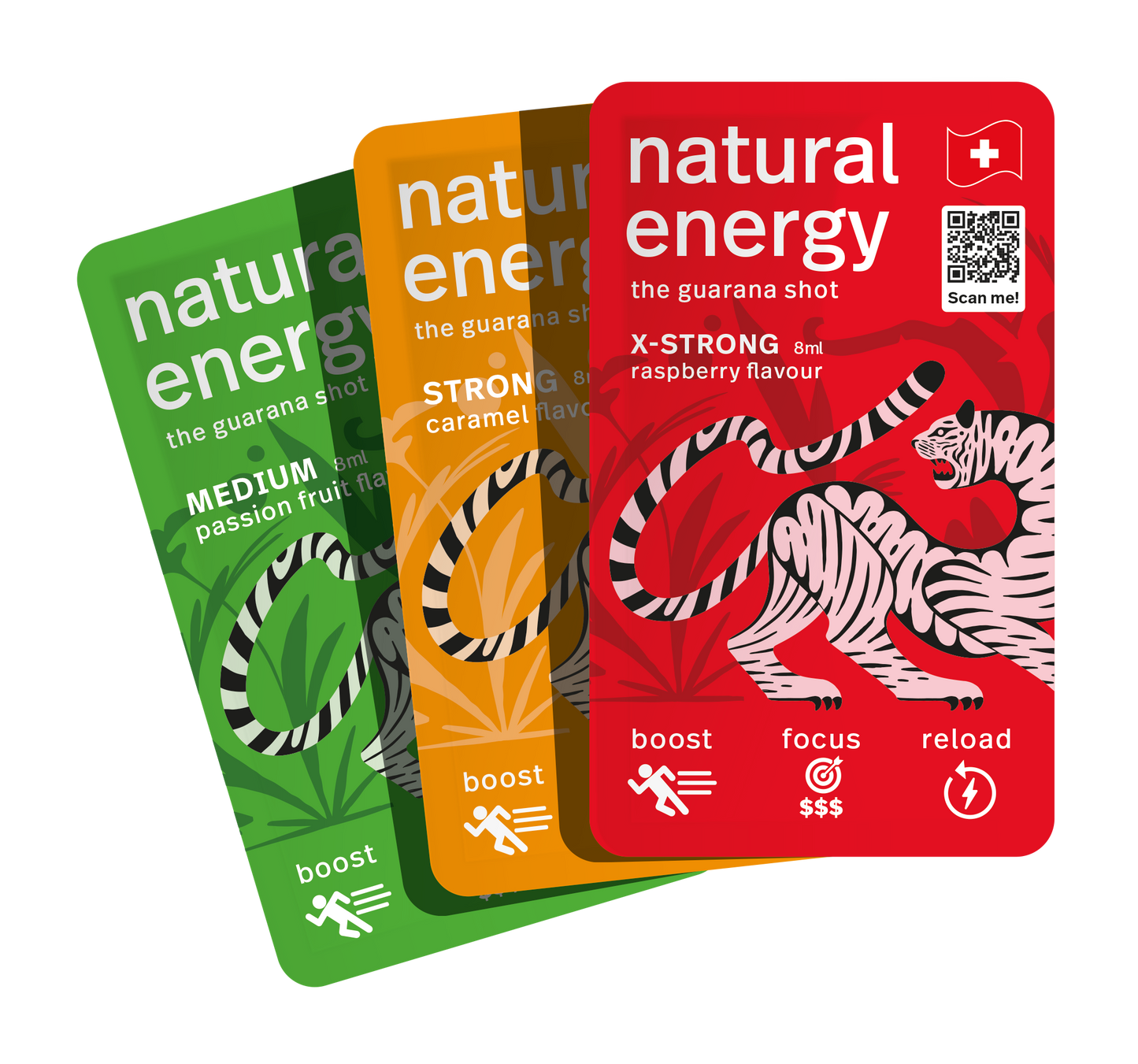 3 PACK , 1 OF EACH  MEDIUM / STRONG / X-STRONG